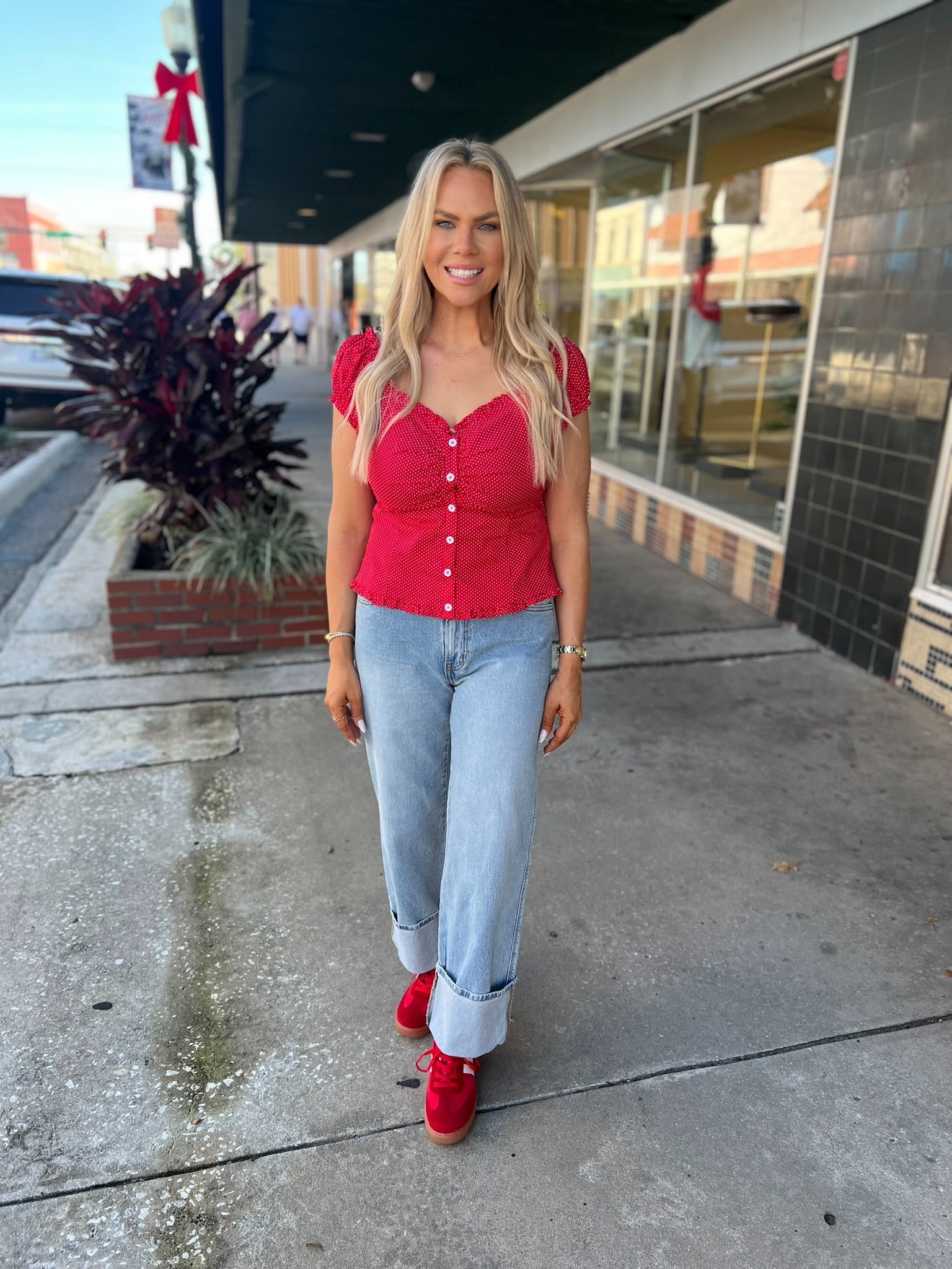 Strawberry Shortcake Cap Sleeve Top