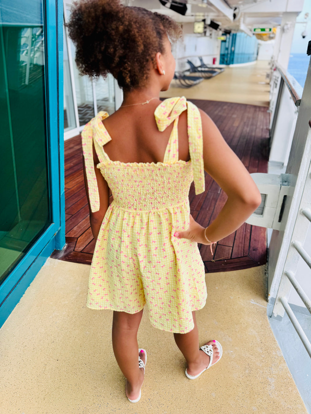 Sun-Kissed Smocked Romper