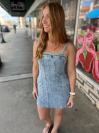Concert Nights Light Wash Jean Dress