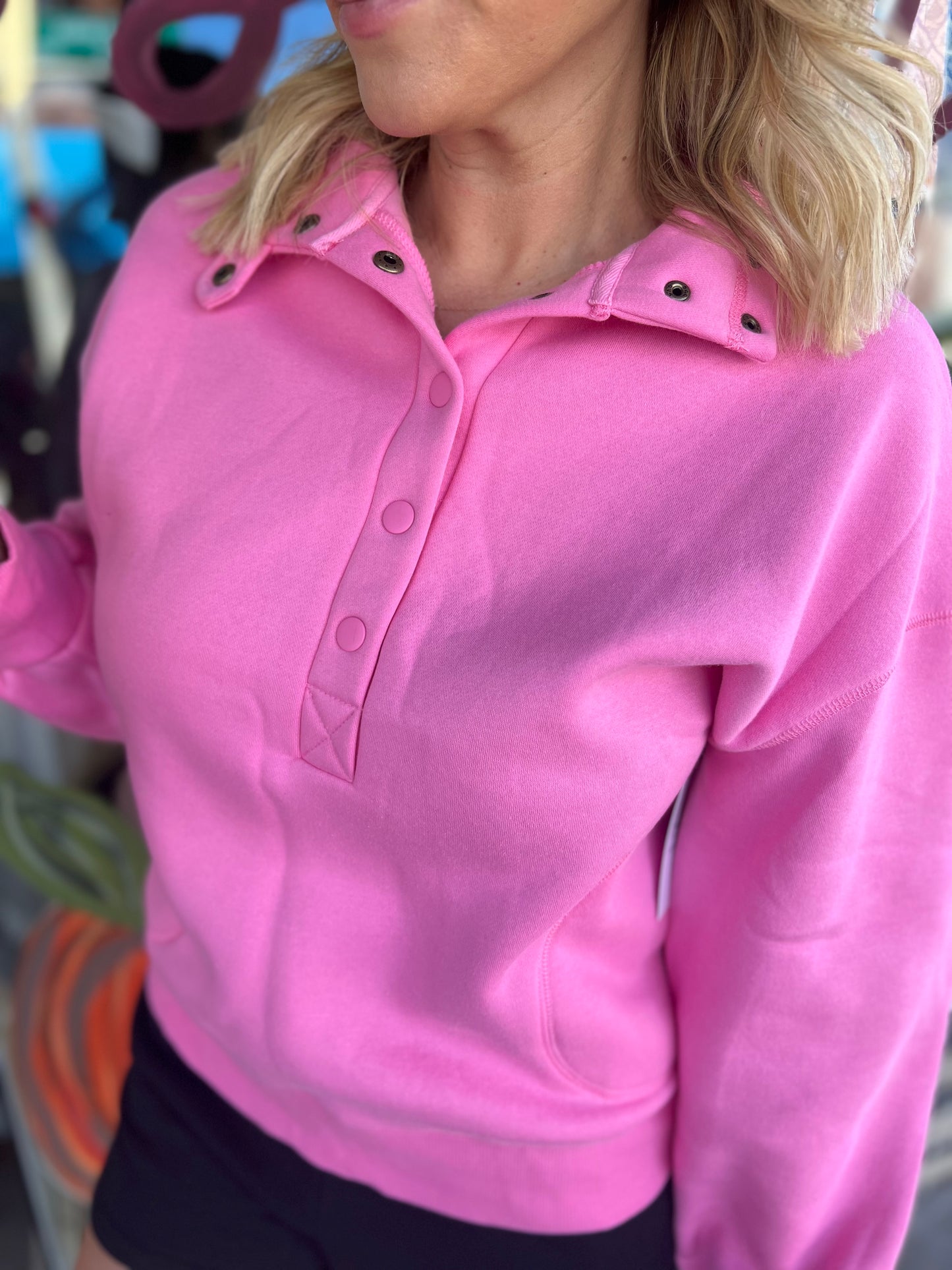 Bubblegum Snap Sweater