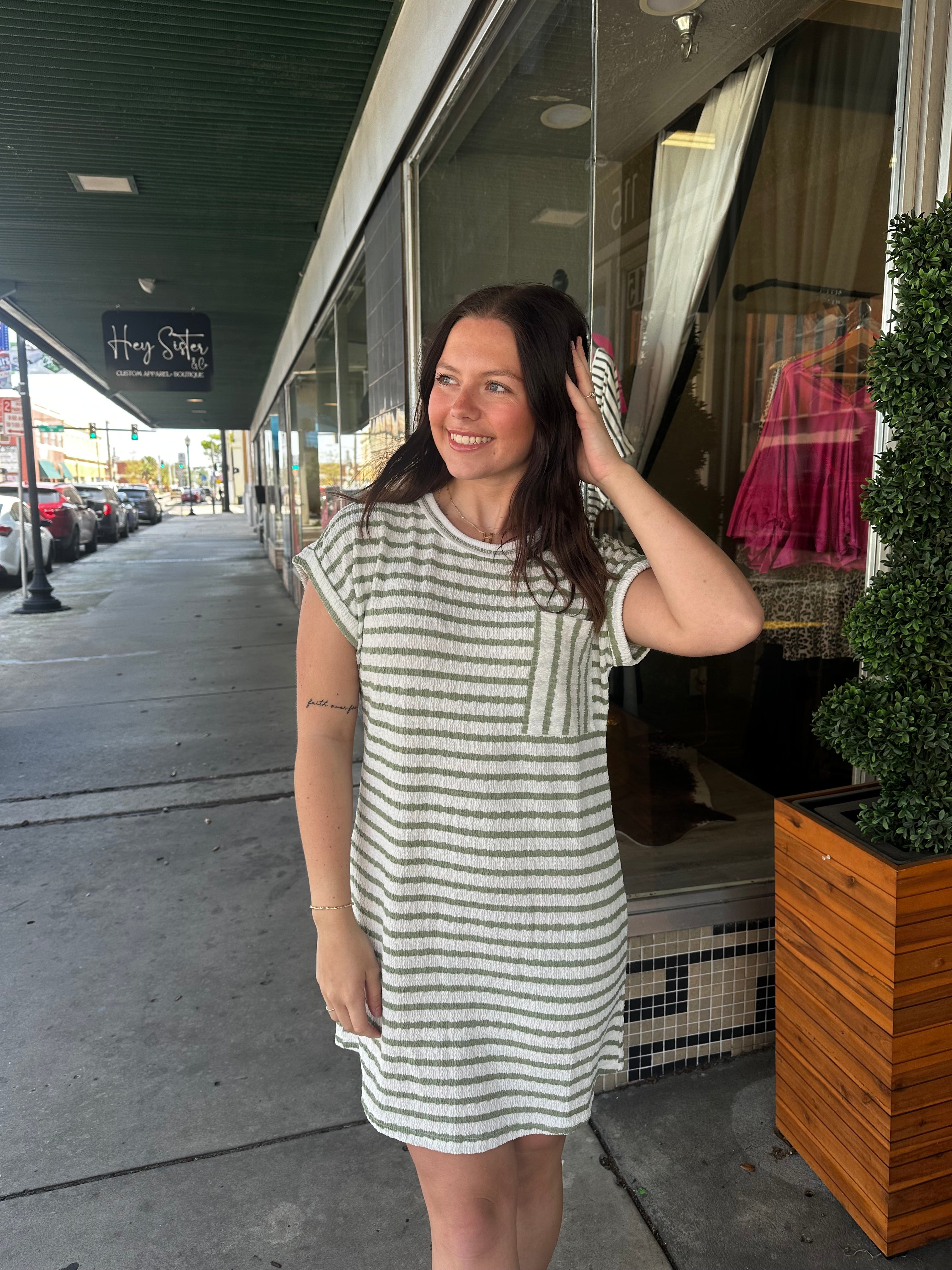 Beach Days Striped Dress