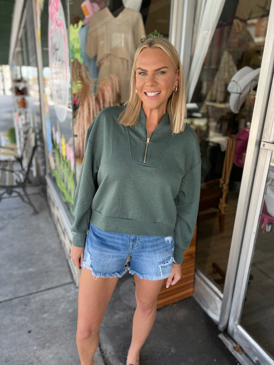 Scuba Zip Pullover