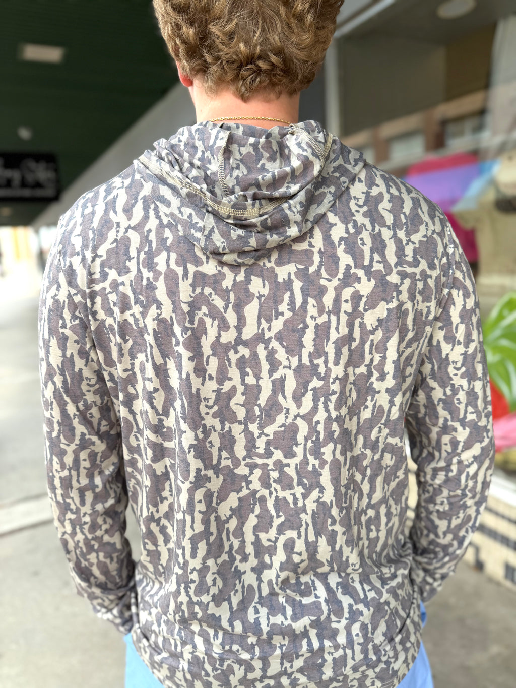 Honey Hole Performance Hoodie - Dark DBC Camo