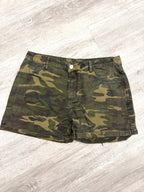 Camo Print Shorts