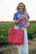 Local Royal Quilted Tote Bag