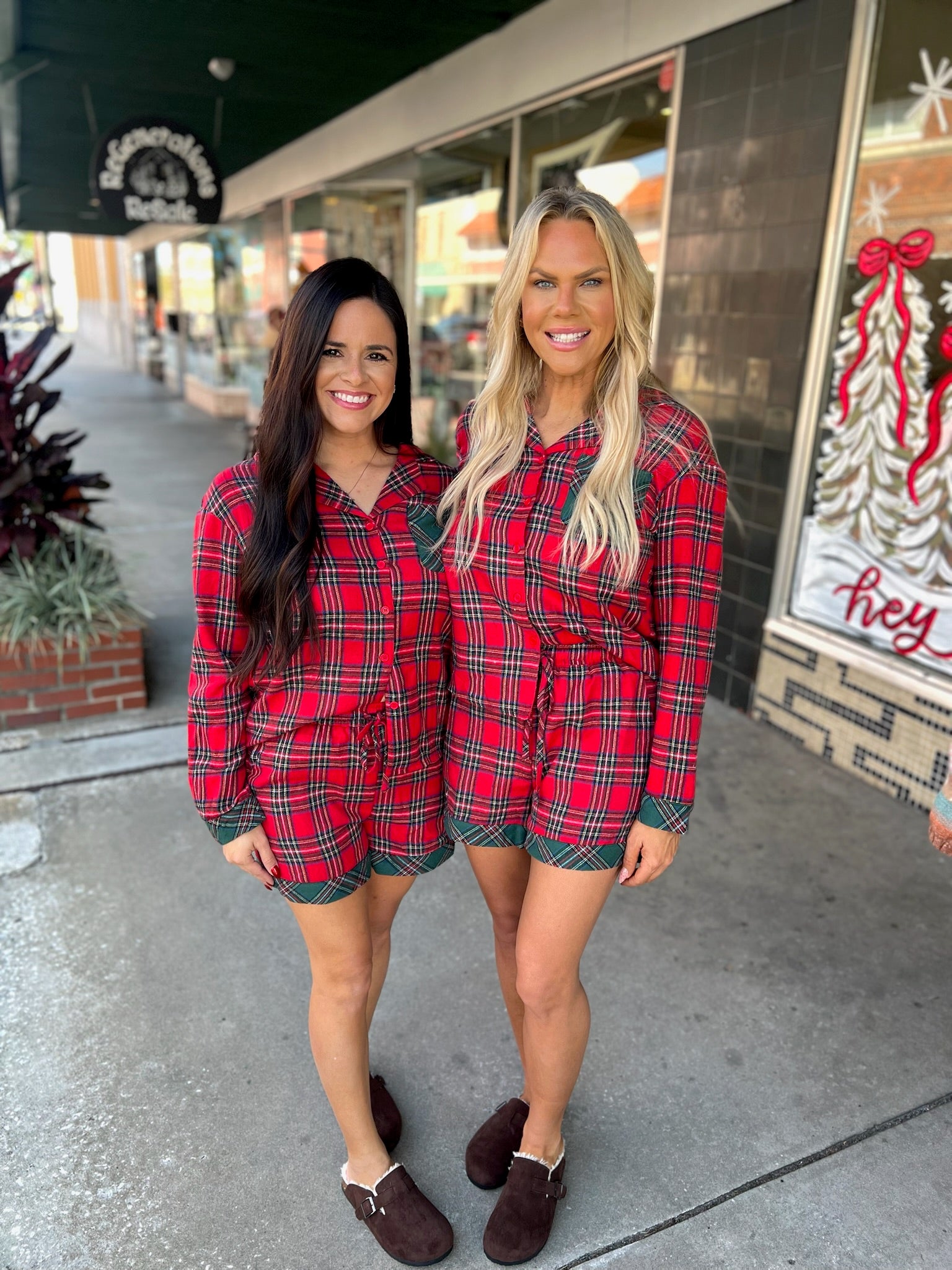 Christmas Morning Plaid PJs
