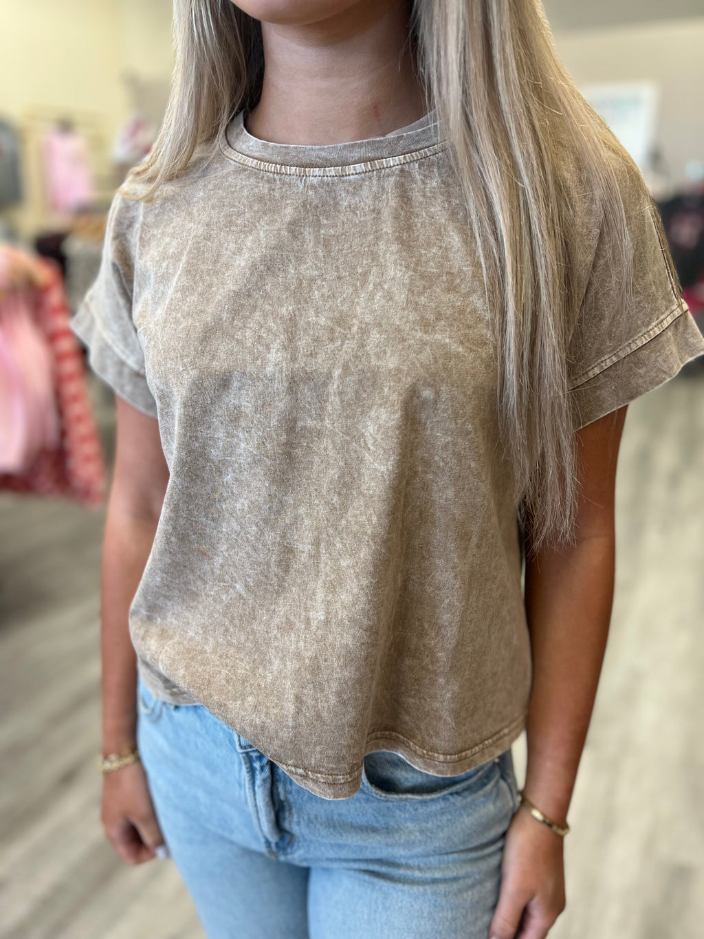 Washed Boxy Tee
