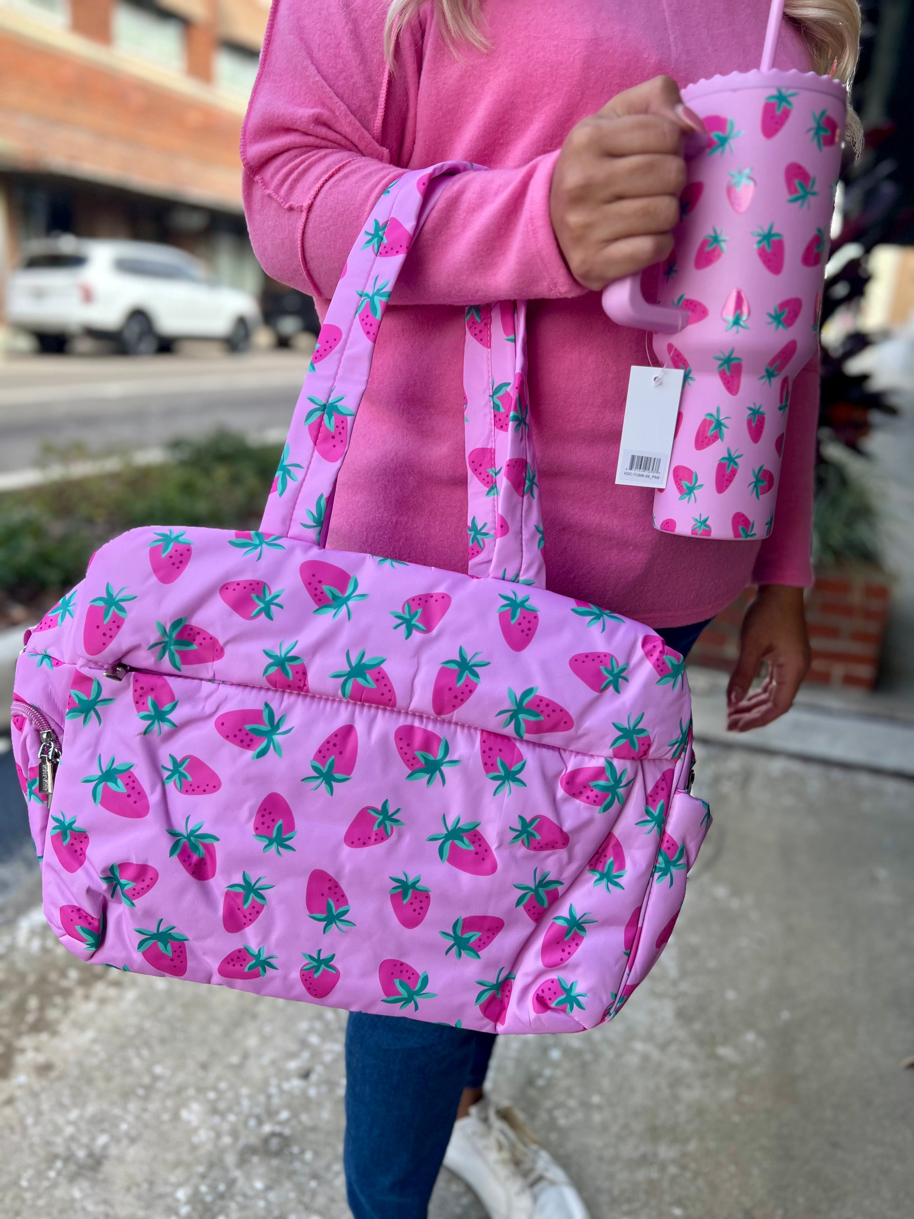 Katydid Strawberry Weekender w/ Pass-Thru Slip