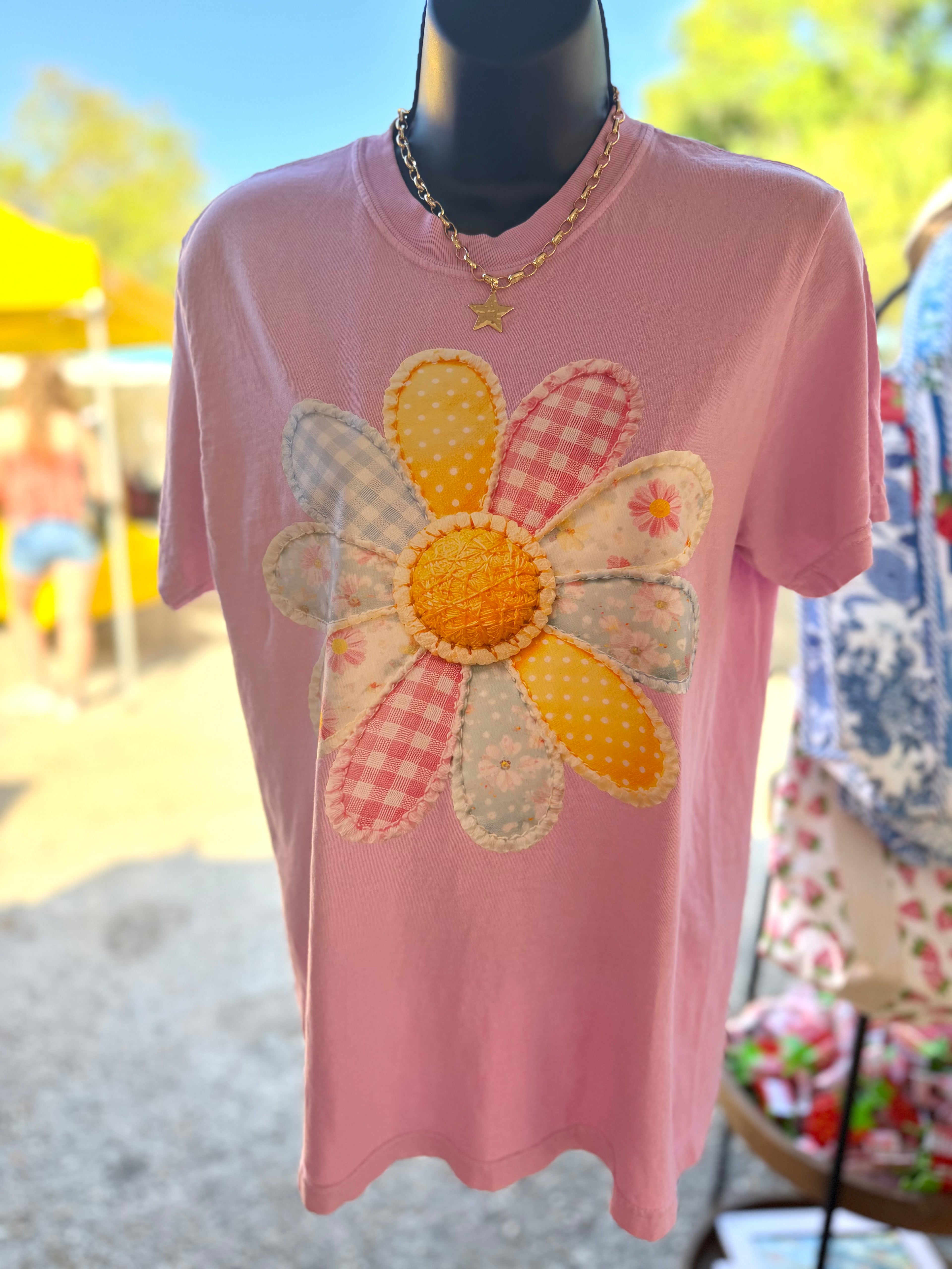 Faux Stitch Flower