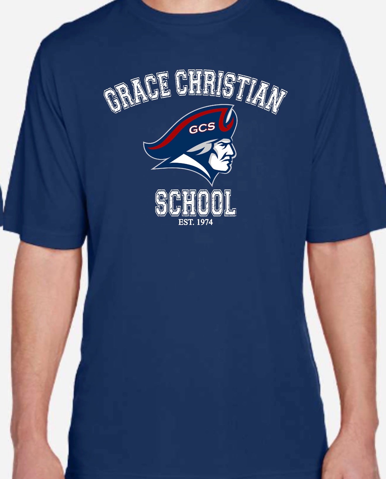 GCS Spirit Day Dri Fit Varsity Tee