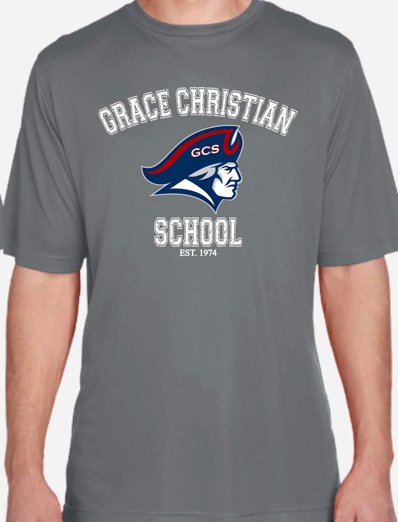 GCS Spirit Day Dri Fit Varsity Tee