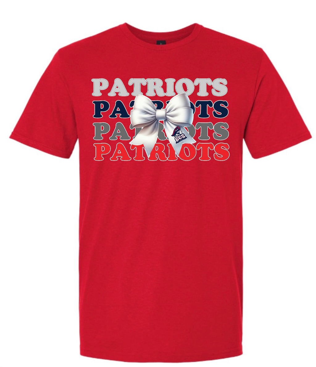 GCS Spirit Day Patriots Stack Coquette