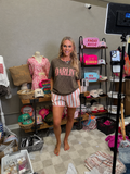 Darlin Brown Leopard Heavy Tee