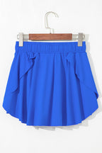 LAS Drawstring Elastic Waistband Lined Tennis Skorts (S-XL)