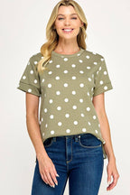 Luxe Polka Dot T Shirt