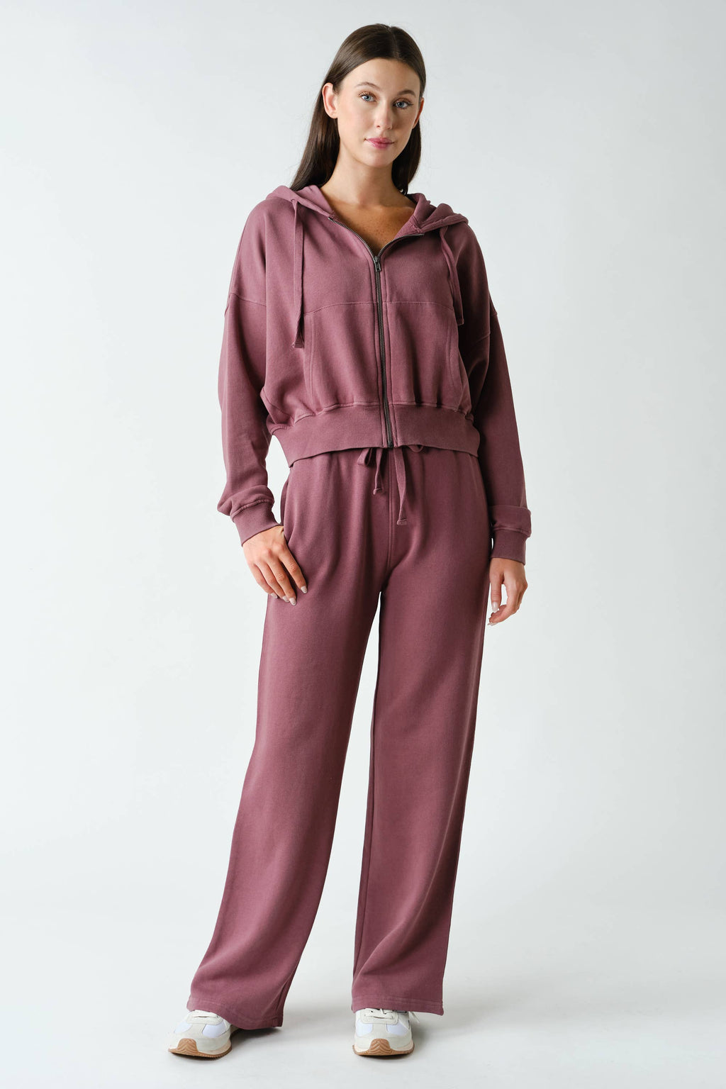 Urban Ease Mineral Wash Hoodie Jacket
