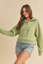 950CK Dove Funnel Neck Half Zip 6