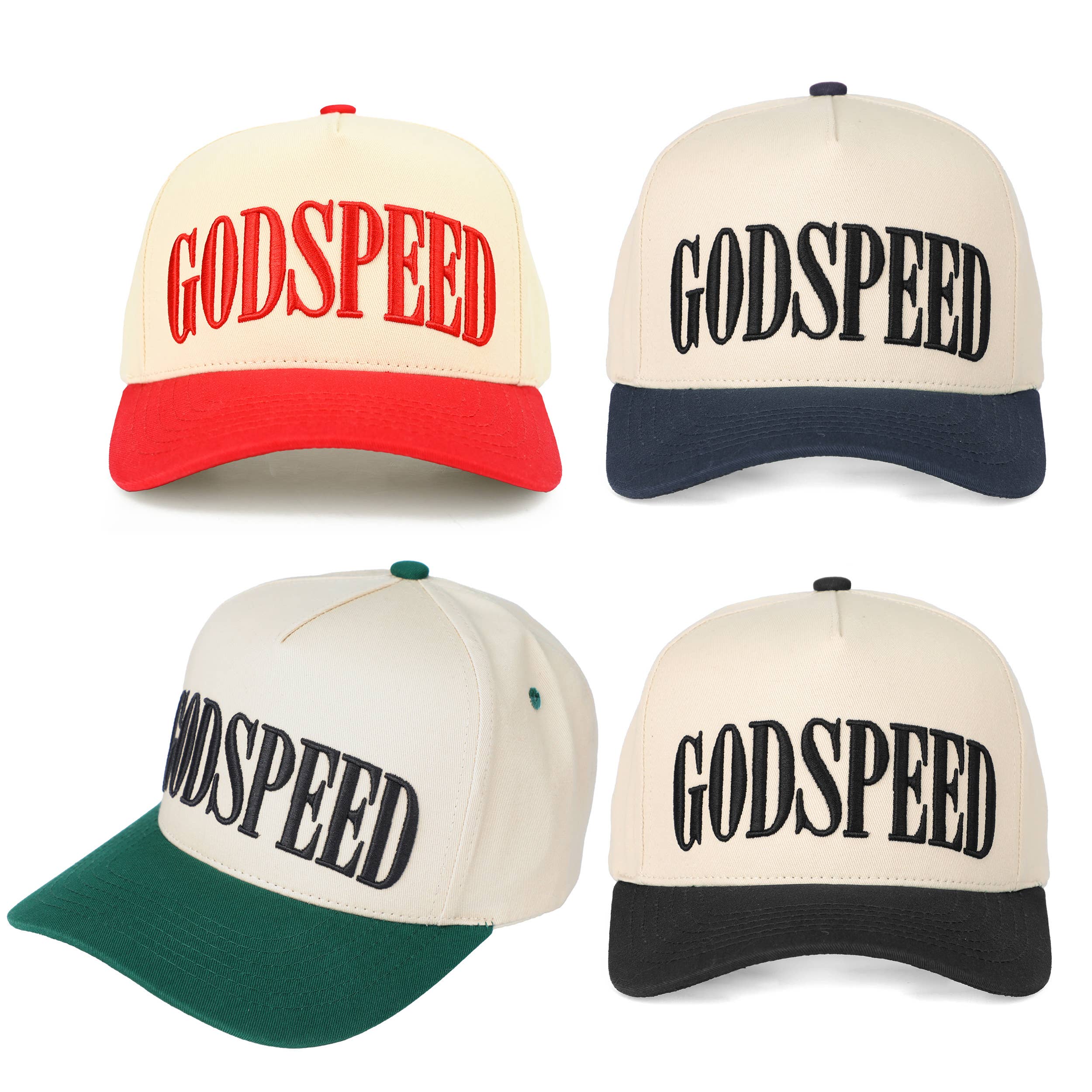 C.C GODSPEED Letter Embroidery Trucker Cap