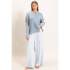 Mineral Wash Waffle Long Sleeve Top
