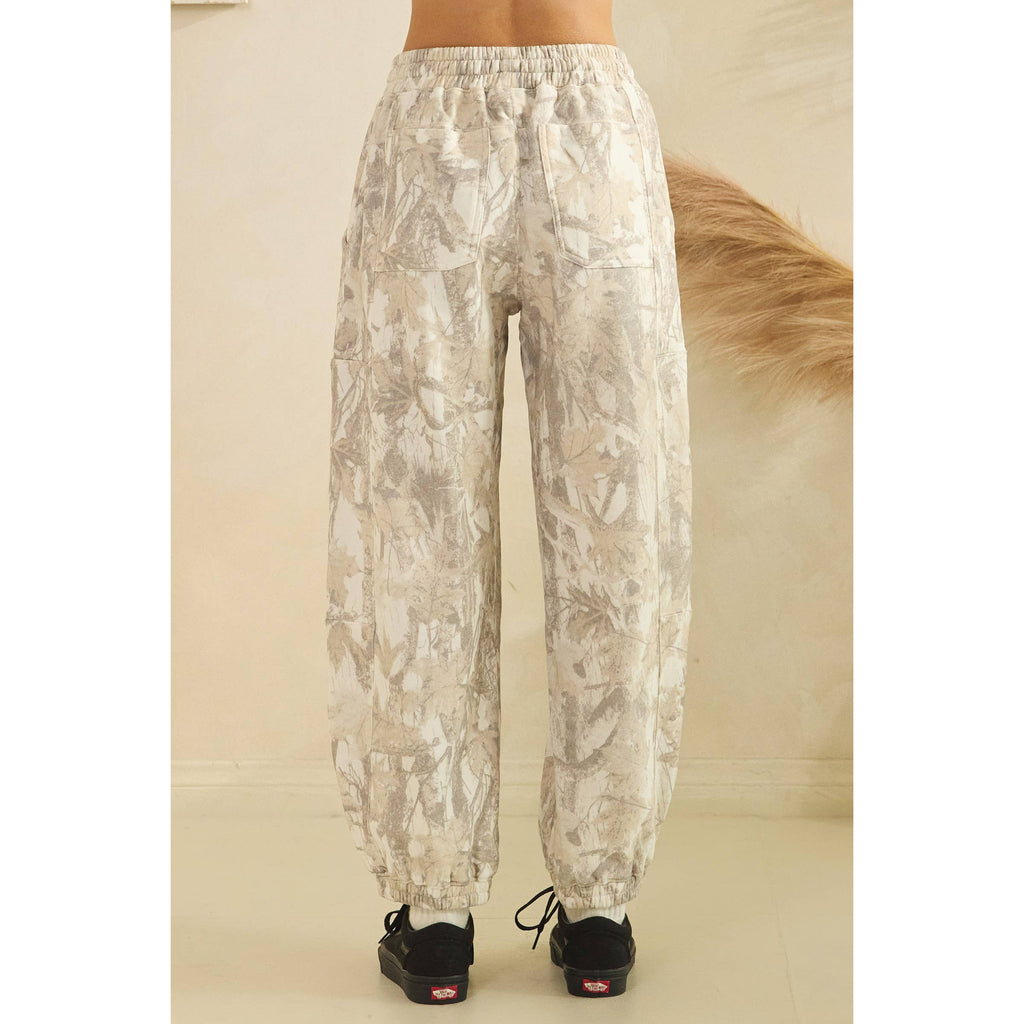 Printed French Terry Pants