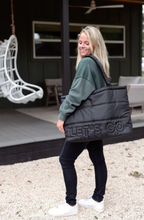Puffer Tote – Carry All Let's Go – Midnight / Black