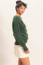 Off The Shoulder Sweater Top