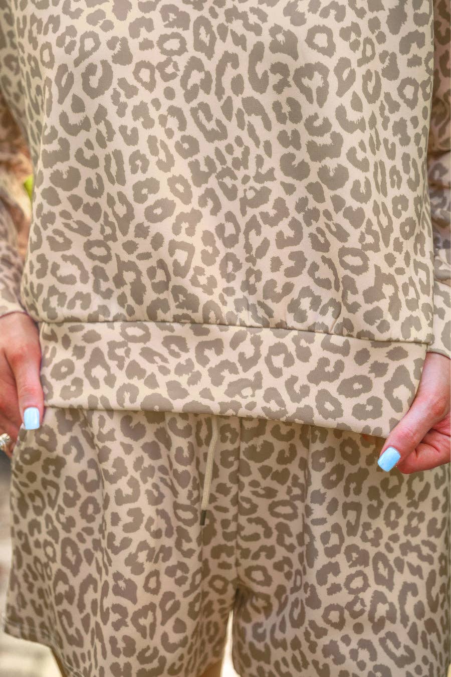 Luna Luxe Pullover Set- Bella Leopard