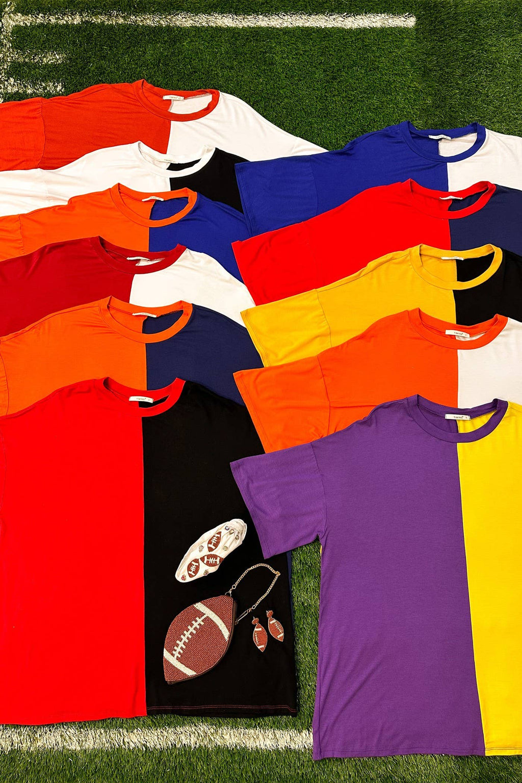 Game Day Multi Color Knit Top 3