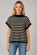 The Modern Muse Striped Sweater Top