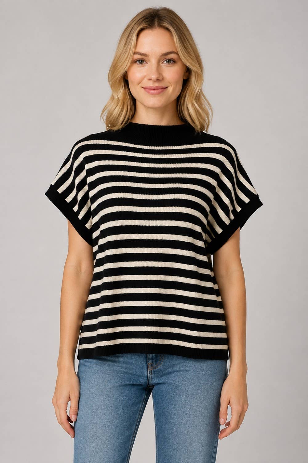 The Modern Muse Striped Sweater Top