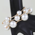 Classic Pearl Stone Beaded Tube Bracelet