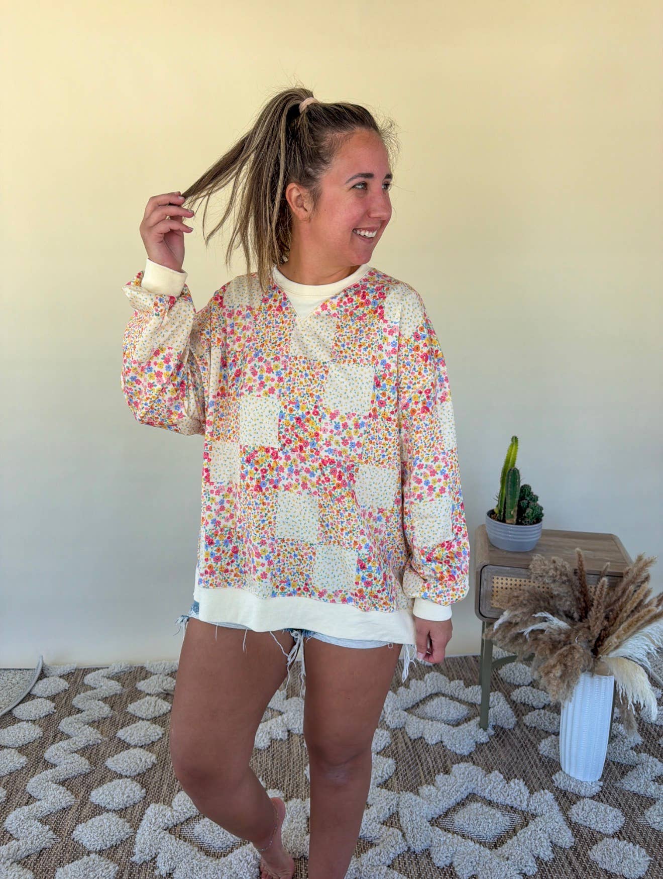 Meadow Bloom Patchwork Top by TopNotch