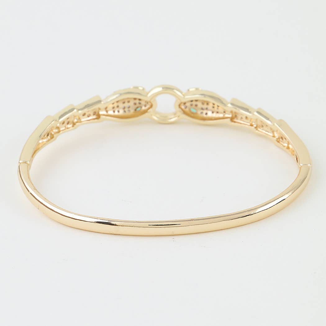 Bejeweled Twin Snake Bracelet