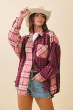 8376EN Kambrie Plaid Flannel Shirt
