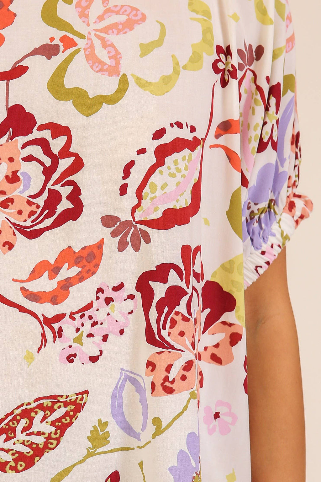 Coastal Bloom Printed Blouse