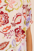 Coastal Bloom Printed Blouse
