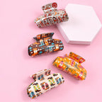 WESTERN COWGIRL BOOT PRINT HAIR CLAW CLIPS | 40H785