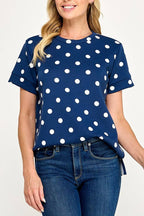 Luxe Polka Dot T Shirt