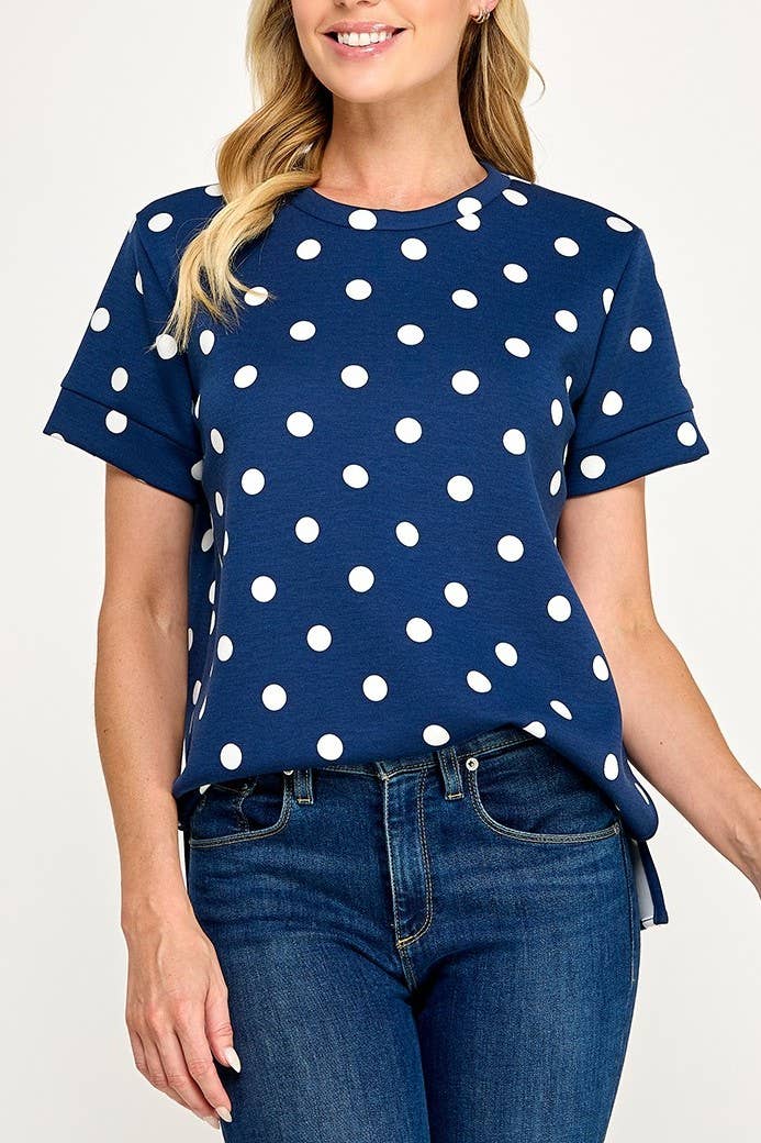 Luxe Polka Dot T Shirt