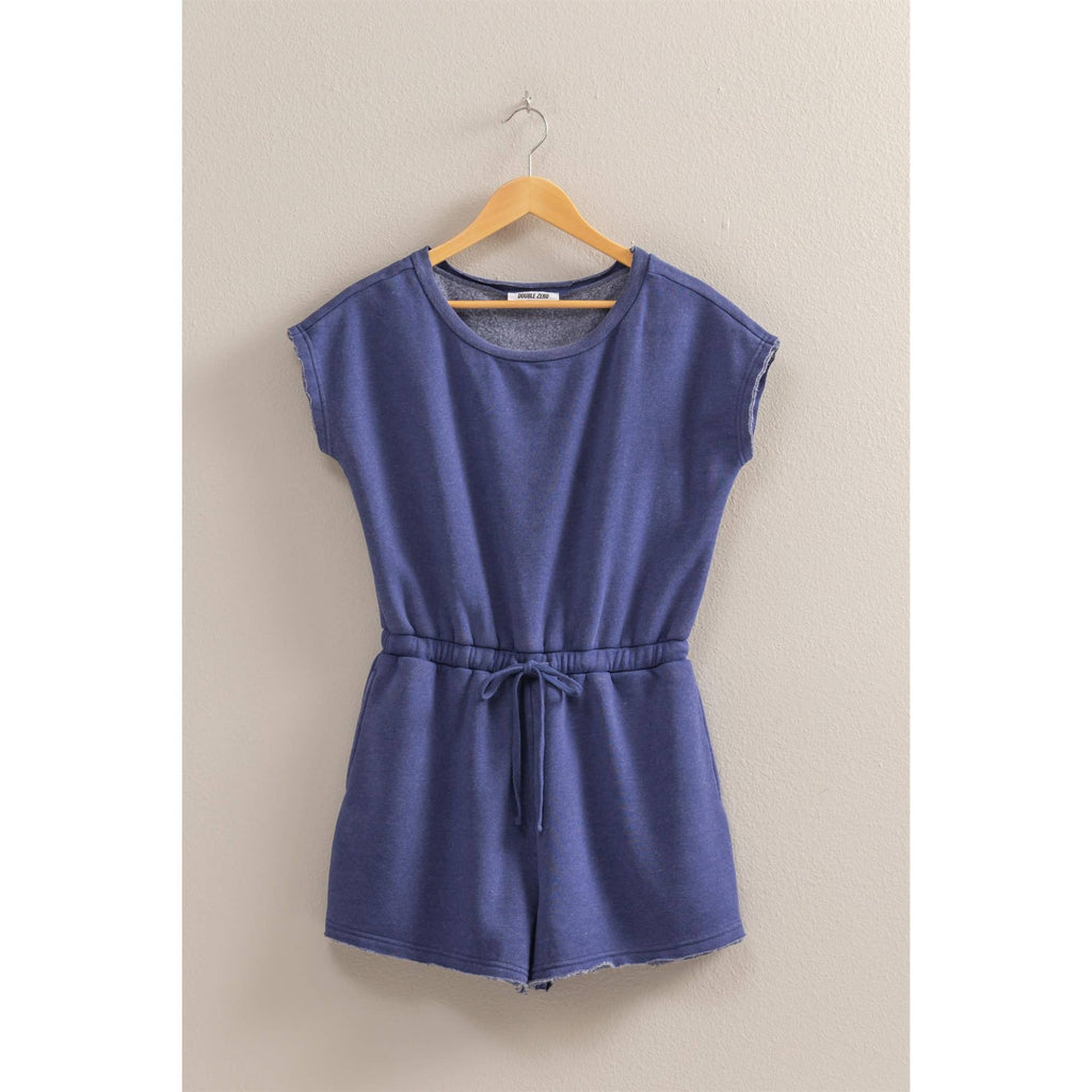 Boat Weather Drawstring Waist Romper
