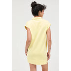 Half Zip Up Mock Neck Mini Dress