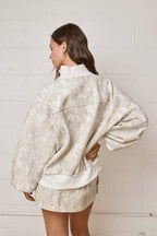 Light Camo Quarter Zip