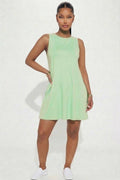Comfy Sleeveless Flare Mini Dress
