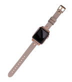 Apple Watch Band 38mm 40mm 42mm 44mm, Leather Watchband, Leopard Apple Watch Strap, iWatch Bracelet, Personalized Gift, Custom iWatch Band