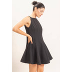 Sleeveless Fit And Flare Dress