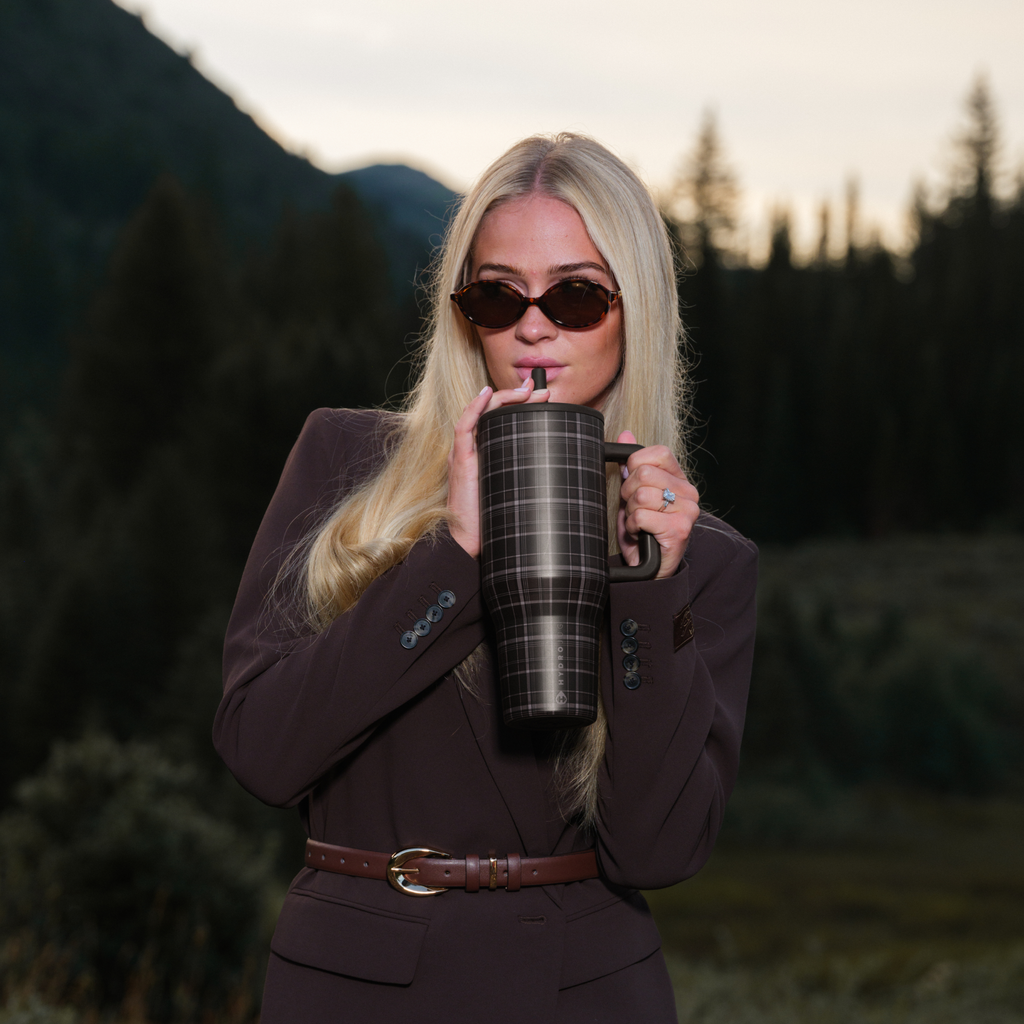 Flannel HydroJug 40 oz Traveler Tumbler