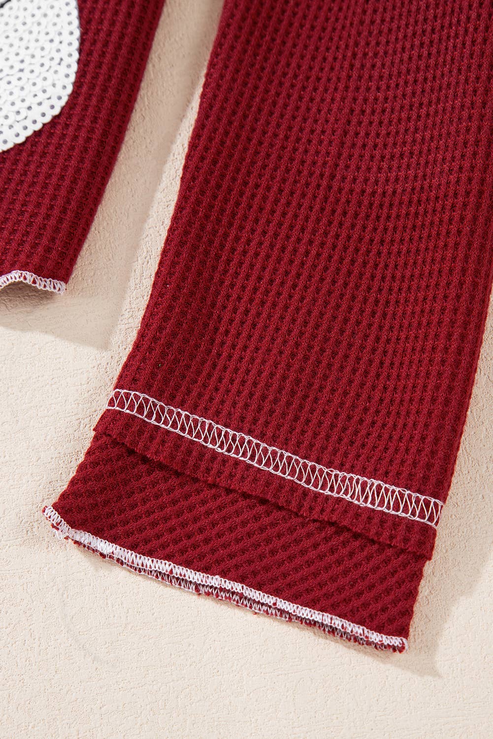 Sequin Santa Claus Long Sleeve Top