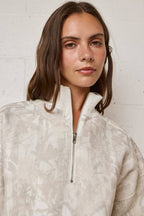 Light Camo Quarter Zip