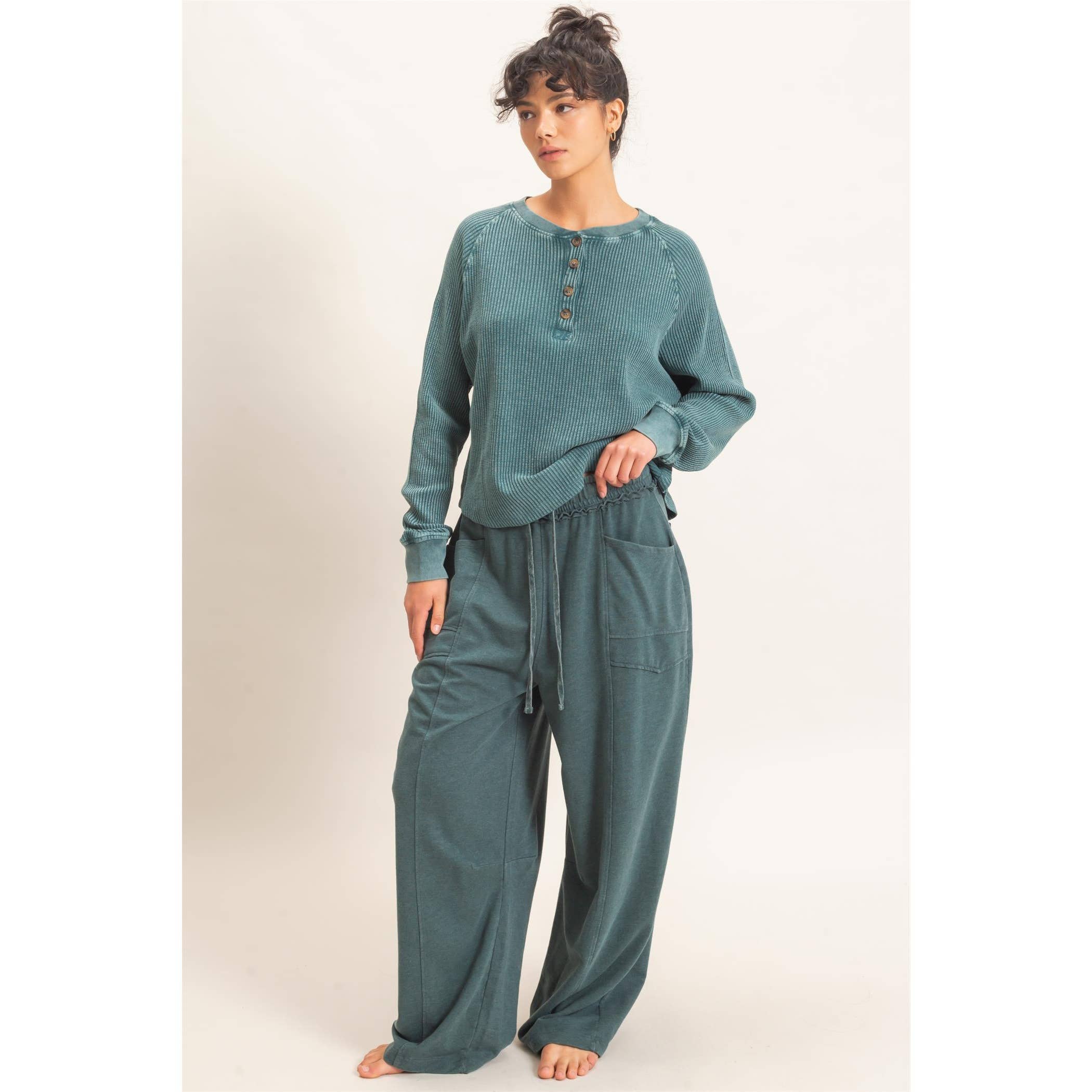 Mineral Washed Barrel Sweatpants