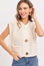 Abby Vest Knit Top